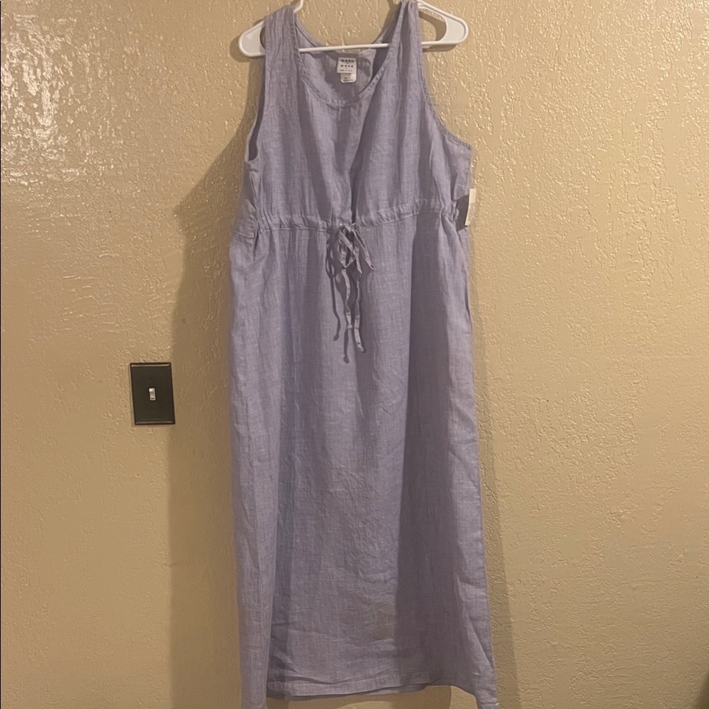 Soft Surroundings Lavender Sleeveless Maxi Dress
